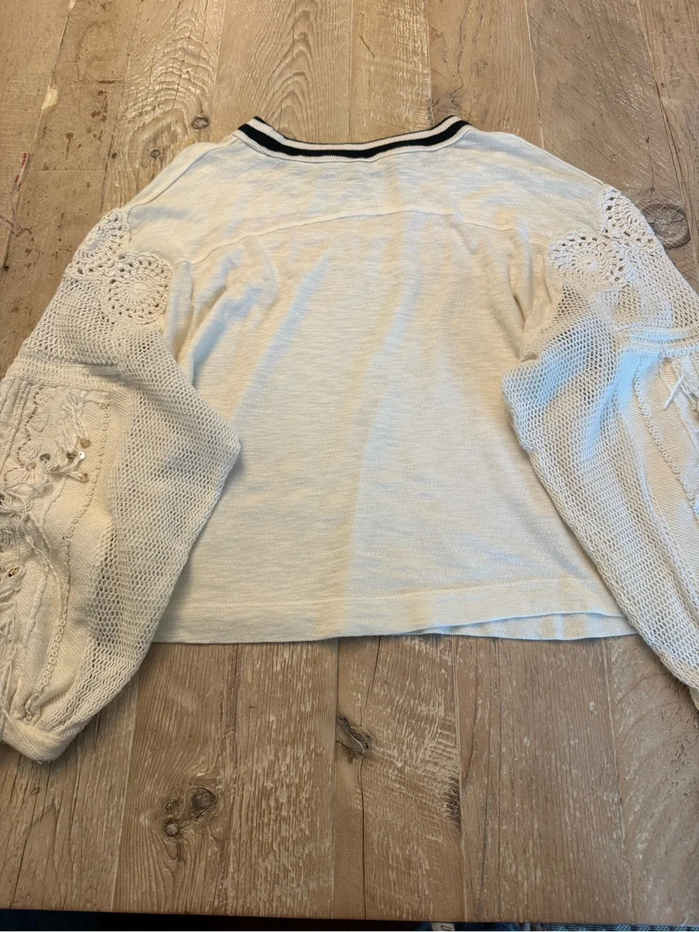 Free People Marrekesh Top Cream S